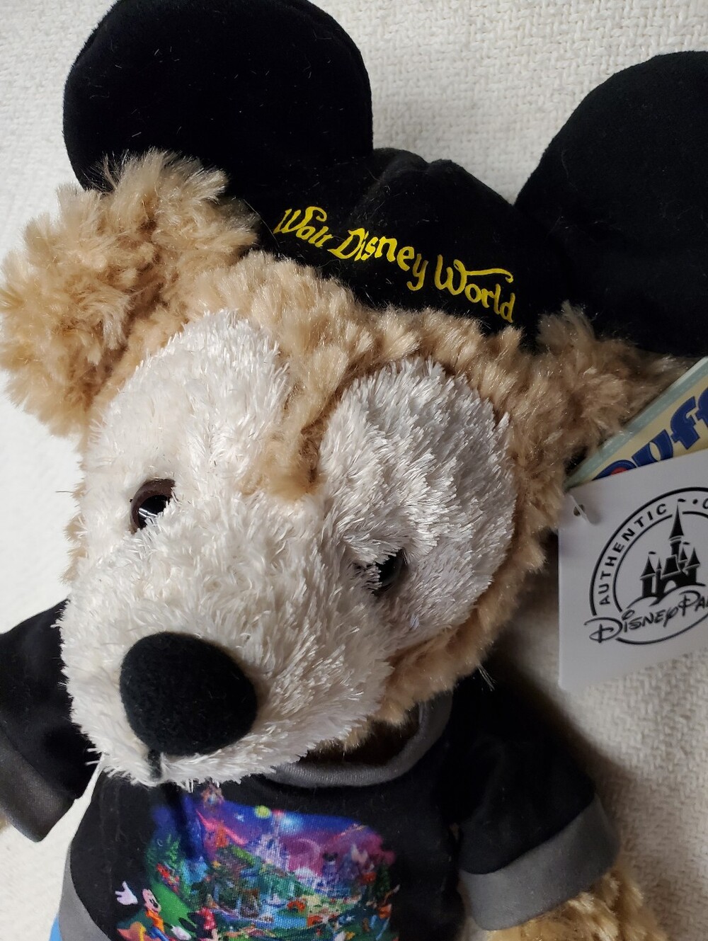 Duffy Disney Bear Plush Walt Disney World Parks NWT Mickey Ears Hat 14" WDW - Picture 5 of 6